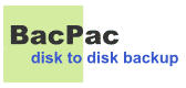 BacPac disk to disk backup